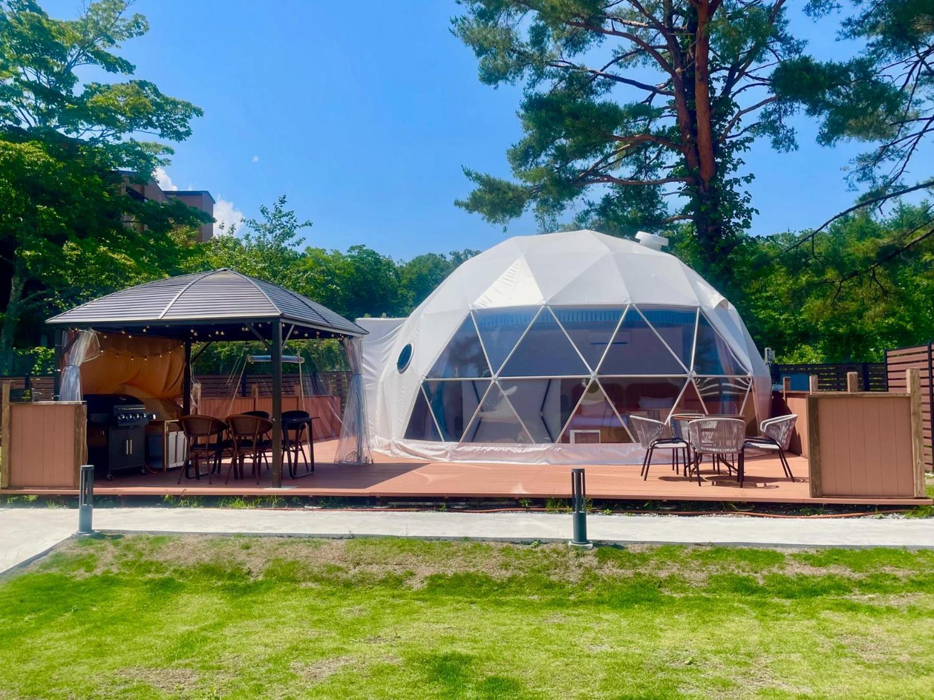 Gramercy Village 山中湖 Glamping &Sauna ياماناكاكو المظهر الخارجي الصورة